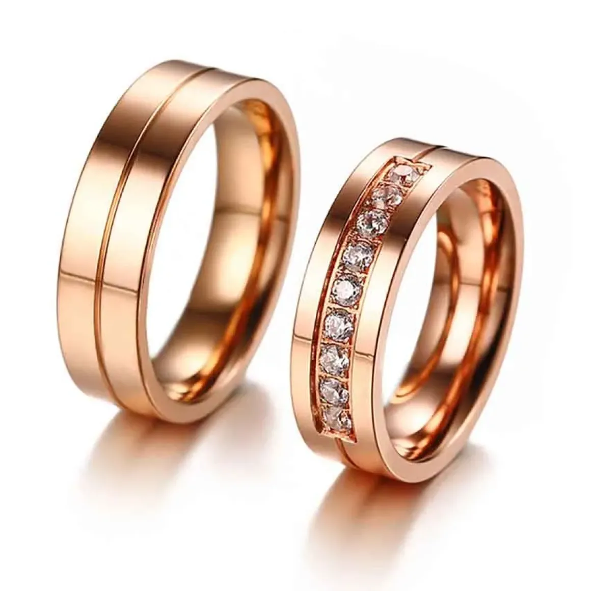 Heavenly Rosé forlovelse eller vielsesring