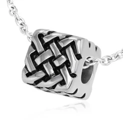 Herre halssmykke i rustfrit stål (316L)