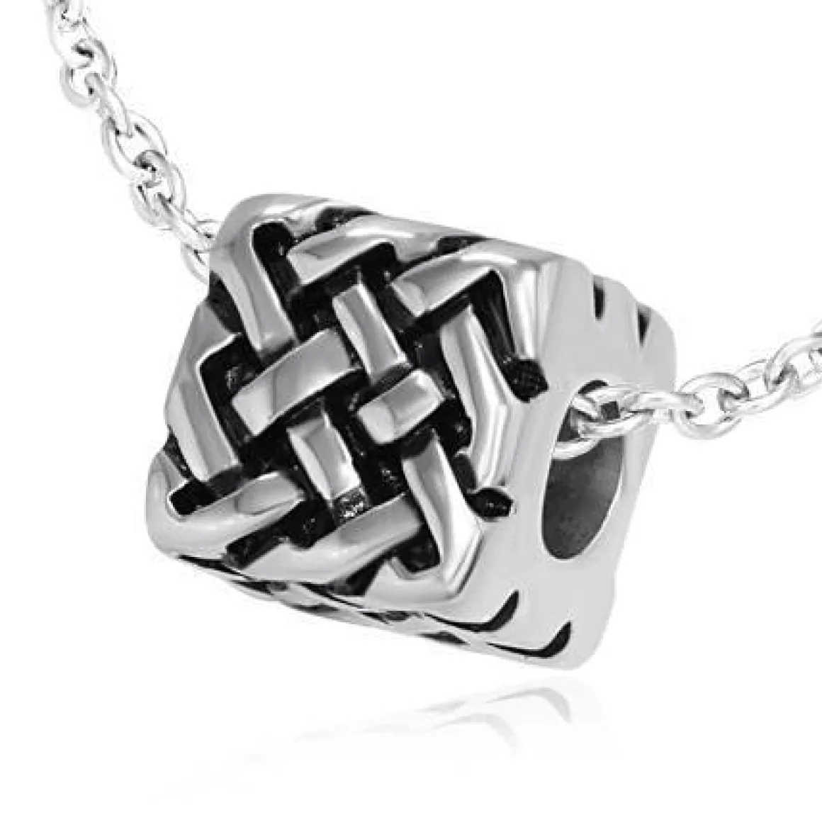 Herre halssmykke i rustfrit stål (316L)