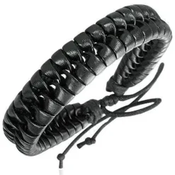 Imt. læderfashion armbånd.