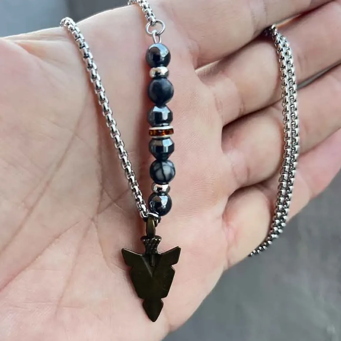 Indian neck - Halsmykke 60cm