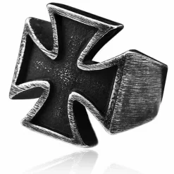 Iron Cross herrering i blackcoat stål