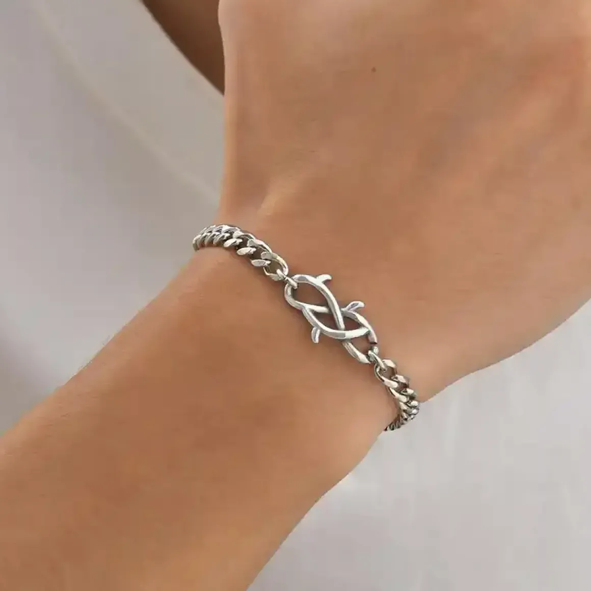 Iron knot / Herrearmbånd i rustfrit stål.