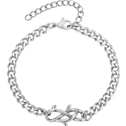 Iron knot / Herrearmbånd i rustfrit stål.