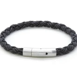 Italy læderflet armbånd.