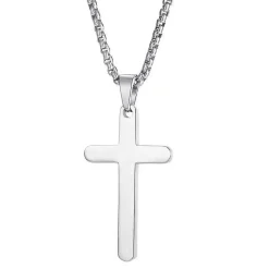 Jezu kors i ædelstål mat/blank