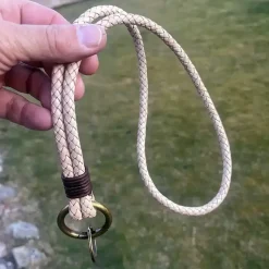 Keyhanger i 8mm læder "80cm"