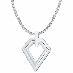 Kozar STEEL halssmykke i ædelstål med kæde