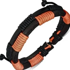 Læderarmbånd "Orange"
