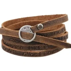 Læderarmbånd "String"