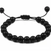 Leli perlearmbånd sort blackstone perler