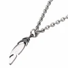Loco blade halssmykke i rustfri stål