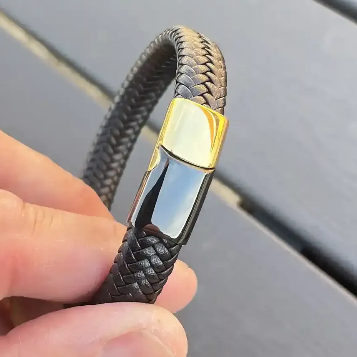 Major Black and Gold / Fiberlæder