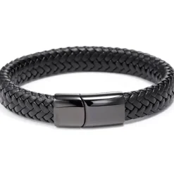 Major Black Microfiber læderarmbånd