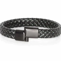 Major green line læderarmbånd