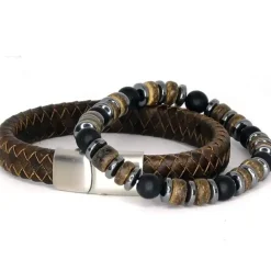 Major LABB armbåndsæt brun 20cm