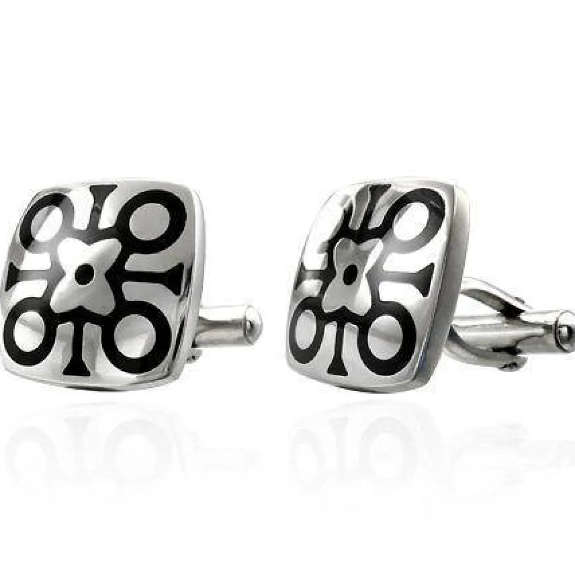 Manchetknapper i rustfrit stål (316L)