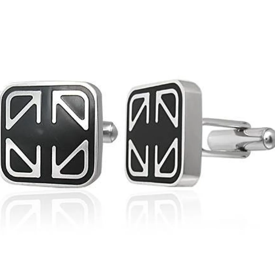 Manchet-knapper i stål.