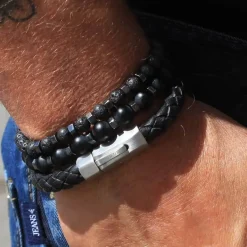 Marjoe Bololæder armbånd Deluxe 8mm