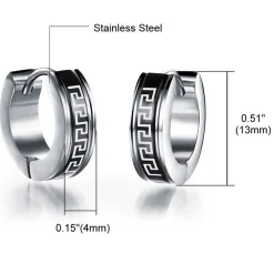 Mazer ørering i ædelstål.