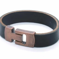 MaZo læderarmbånd Bronze