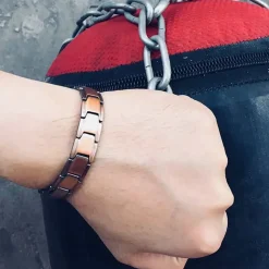 Messing armbånd med magneter "Brass"