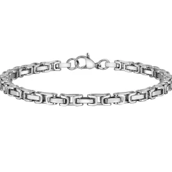 Mini stålarmbånd 4mm/21cm