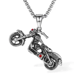 Motorcykel i rustfri stål