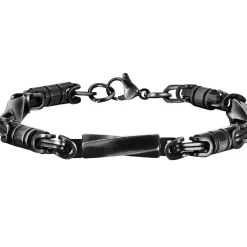 Mørkt rustfri stålarmbånd Adient