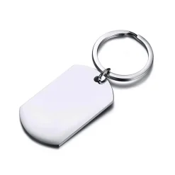 NG Rustfri stål nøglering