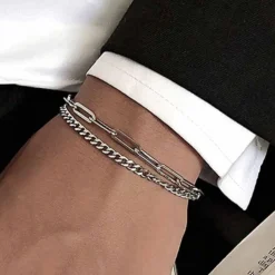 Nicky stålarmbånd 2 stk.