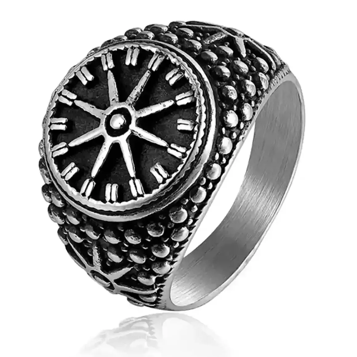 Nordic Biker Ring – 316L Rustfri Stål