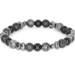 Obsidian Stone Armbånd – Herrearmbånd 8 mm