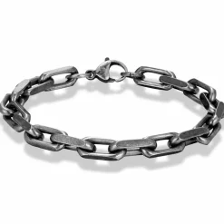 Old oxy. stålarmbånd link viking