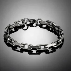 Old oxy. stålarmbånd link viking