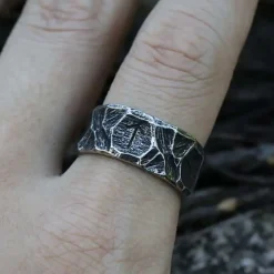 Old Viking / Ring i rustfri stål
