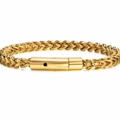 Ox golden stålarmbånd IP