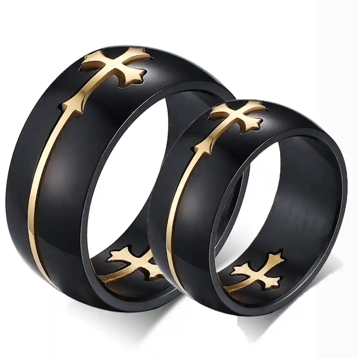 Purzle vielse eller forlovelsesring Cross