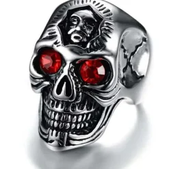 Red eye skull - Bikerring