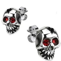 Red eye skull ørestik