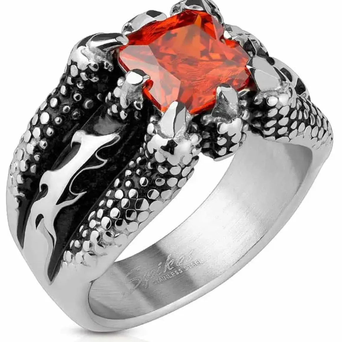 Red stone claw - bikerring