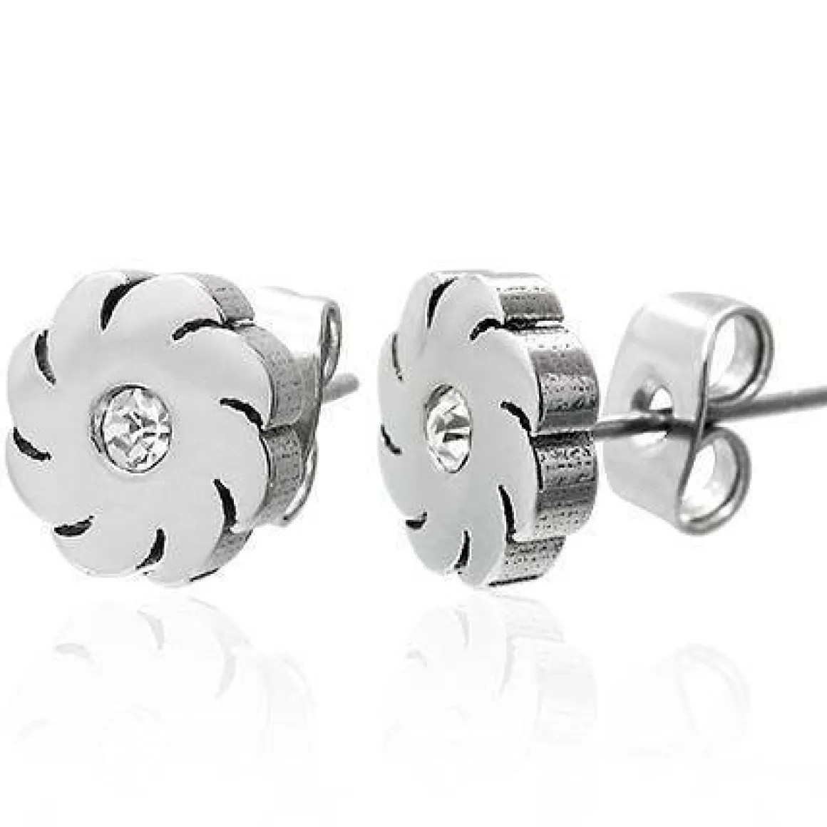 Ørestick (1 stk) CZ sten