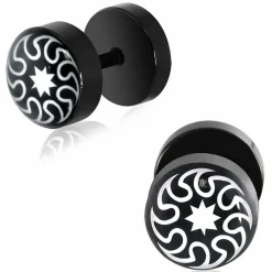 Ørestik med stjerne 1 cm