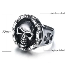 Ring of Death - rustfri stål.