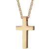 Rose Golden korsmykke med kæde
