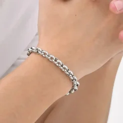 Rounded stålarmbånd