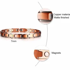 Seven Messing armbånd med magneter 