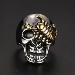 Skull Skorpion Ring