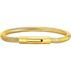 Snake Golden armbånd i ædelstål 20,5 cm