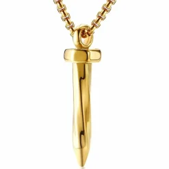 Snow halssmykke forgyldt